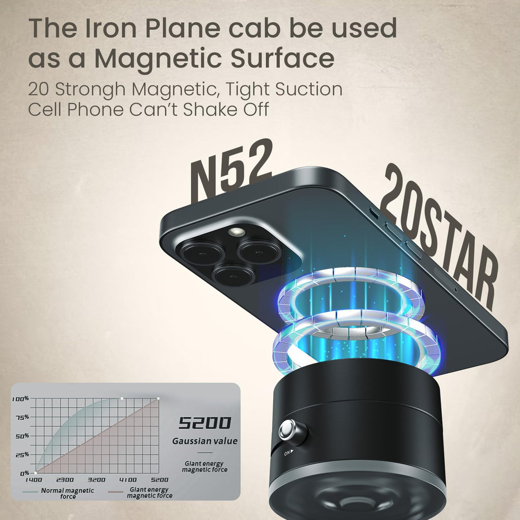 Mobimagnet Vacuum Magnetic Suction Phone Holder